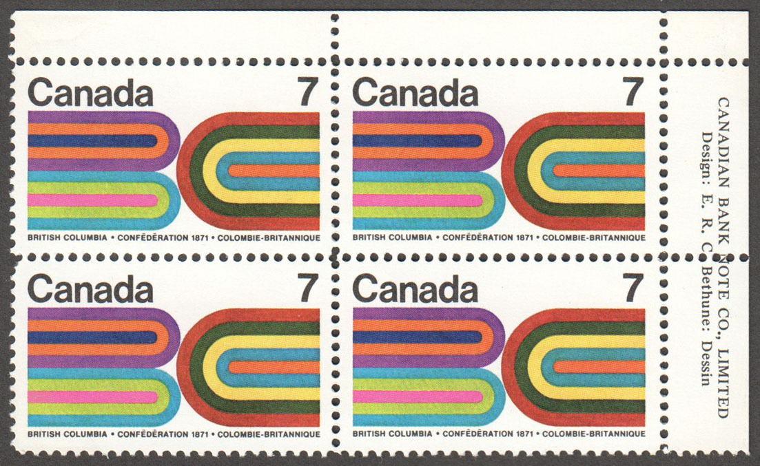 Canada Scott 552var MNH PB UR (A14-1) - Click Image to Close